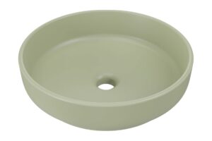 ArtCom Keramické umyvadlo RIVER 1 E-6595 | olivový mat 40 cm