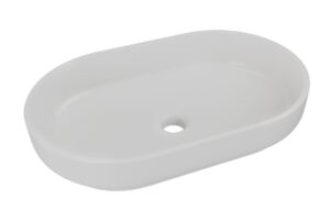 ArtCom Keramické umyvadlo RIVER 2 E-6594 ​​| šedý mat 55 x 35 cm