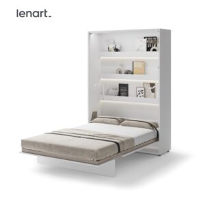 Dig-net nábytek Sklápěcí postel Lenart BED CONCEPT BC-01 bílá | 140 x 200 cm