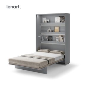 Dig-net nábytek Sklápěcí postel Lenart BED CONCEPT BC-01 šedá | 140 x 200 cm