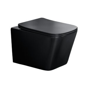 ArtCom Závěsná WC mísa WALL HUNG E-1060A | černá
