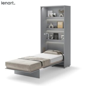 Dig-net nábytek Sklápěcí postel Lenart BED CONCEPT BC-03 šedá | 90 x 200 cm