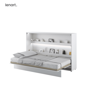 Dig-net nábytek Sklápěcí postel Lenart BED CONCEPT BC-05 bílá | 120 x 200 cm