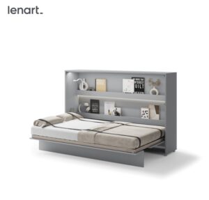 Dig-net nábytek Sklápěcí postel Lenart BED CONCEPT BC-05 šedá | 120 x 200 cm