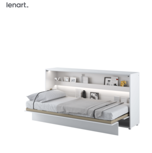 Dig-net nábytek Sklápěcí postel Lenart BED CONCEPT BC-06 bílá | 90 x 200 cm