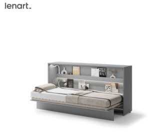 Dig-net nábytek Sklápěcí postel Lenart BED CONCEPT BC-06 šedá | 90 x 200 cm