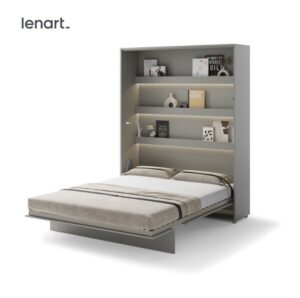 Dig-net nábytek Sklápěcí postel Lenart BED CONCEPT BC-12 šedá | 160 x 200 cm