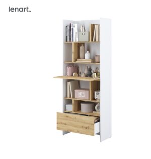 Dig-net nábytek Regál Lenart BED CONCEPT BC-22 | bílá / dub artisan