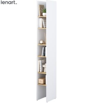 Dig-net nábytek Regál Lenart BED CONCEPT BC-24 | bílá / dub artisan