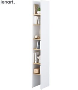 Dig-net nábytek Regál Lenart BED CONCEPT BC-24 | bílá / dub artisan