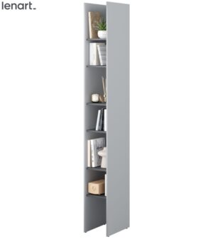 Dig-net nábytek Regál Lenart BED CONCEPT BC-24 | šedá / grafit