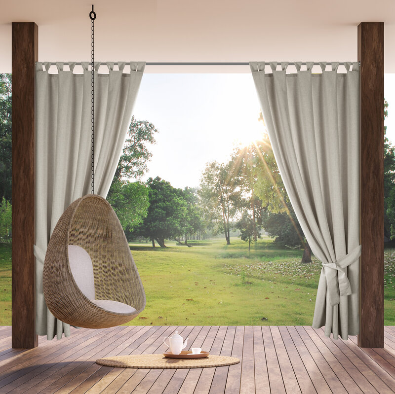 ArtFir Závěs na terasu GARDEN PU | béžová 155 x 240 cm