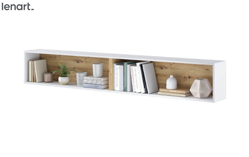 Dig-net nábytek Police Lenart BED CONCEPT BC-30 | bílá / dub artisan