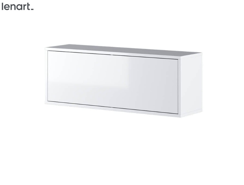 Dig-net nábytek Závěsná skříňka Lenart BED CONCEPT BC-29 | bílý lesk