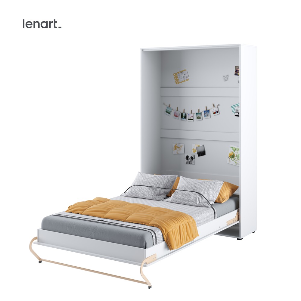 Dig-net nábytek Sklápěcí postel Lenart Concept PRO CP-02 bílá | 120 x 200 cm
