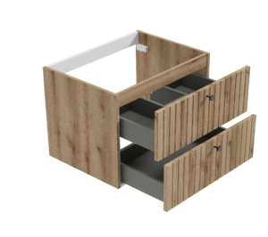 ArtDef Skříňka pod umyvadlo RIETTI OAK EVOKE D80 | 80 cm
