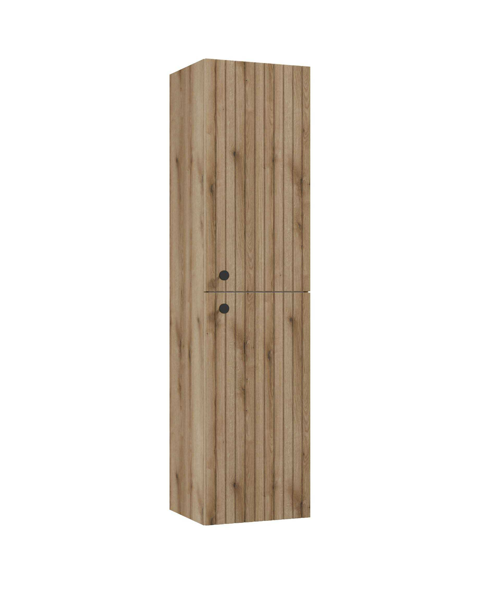ArtDef Vysoká skříňka do koupelny RIETTI OAK EVOKE C35