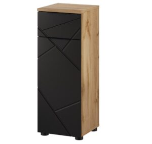 Szynaka Koupelnová skříňka nízká MAZI BLACK 45 | 30 cm