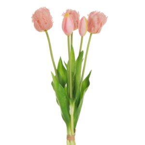 ArtFir Kytice umělých tulipánů NATU 474 | růžová 43 cm