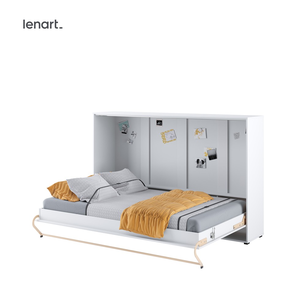Dig-net nábytek Sklápěcí postel Lenart CONCEPT PRO CP-05 bílá | 120 x 200 cm