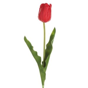 ArtFir Umělý tulipán NATU 477 | červená 56 cm