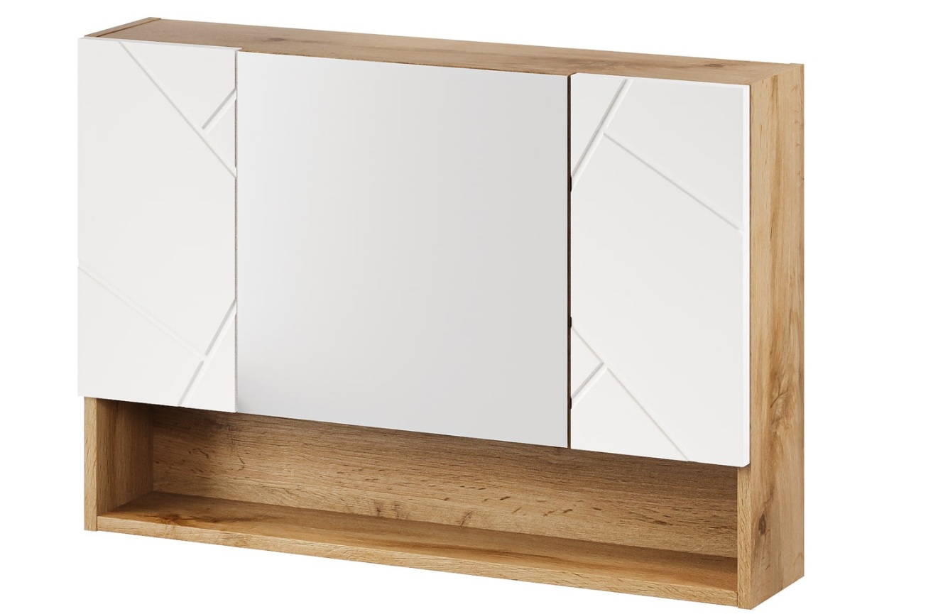 Szynaka Zrcadlová skříňka MAZI WHITE 58 | 80 cm