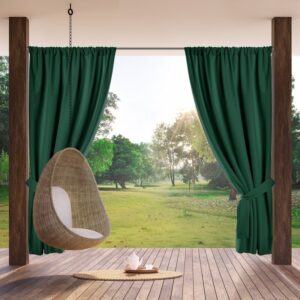ArtFir Závěs na terasu GARDEN P | tmavě zelená 155 x 200 cm