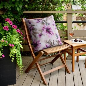 ArtFir Povlak na polštář GARDEN 29A | krémová/růžová 45 x 45 cm