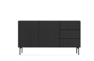 ArtLas Komoda POLY 147 2D3S | černá