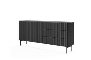 ArtLas Komoda POLY 177 2D3S | černá