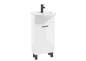 ArtDef Koupelnová skříňka s umyvadlem NOVELTY White D40 | 40 cm