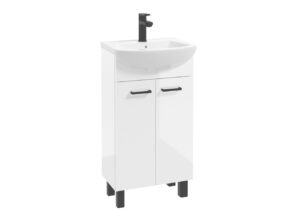 ArtDef Koupelnová skříňka s umyvadlem NOVELTY White D45 | 45 cm