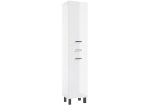 ArtDef Vysoká skříňka do koupelny NOVELTY White C35
