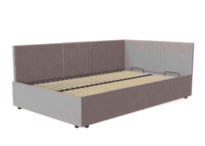 Dolmar Postel s výklopným roštem ELEN | šedá 120 x 200 cm