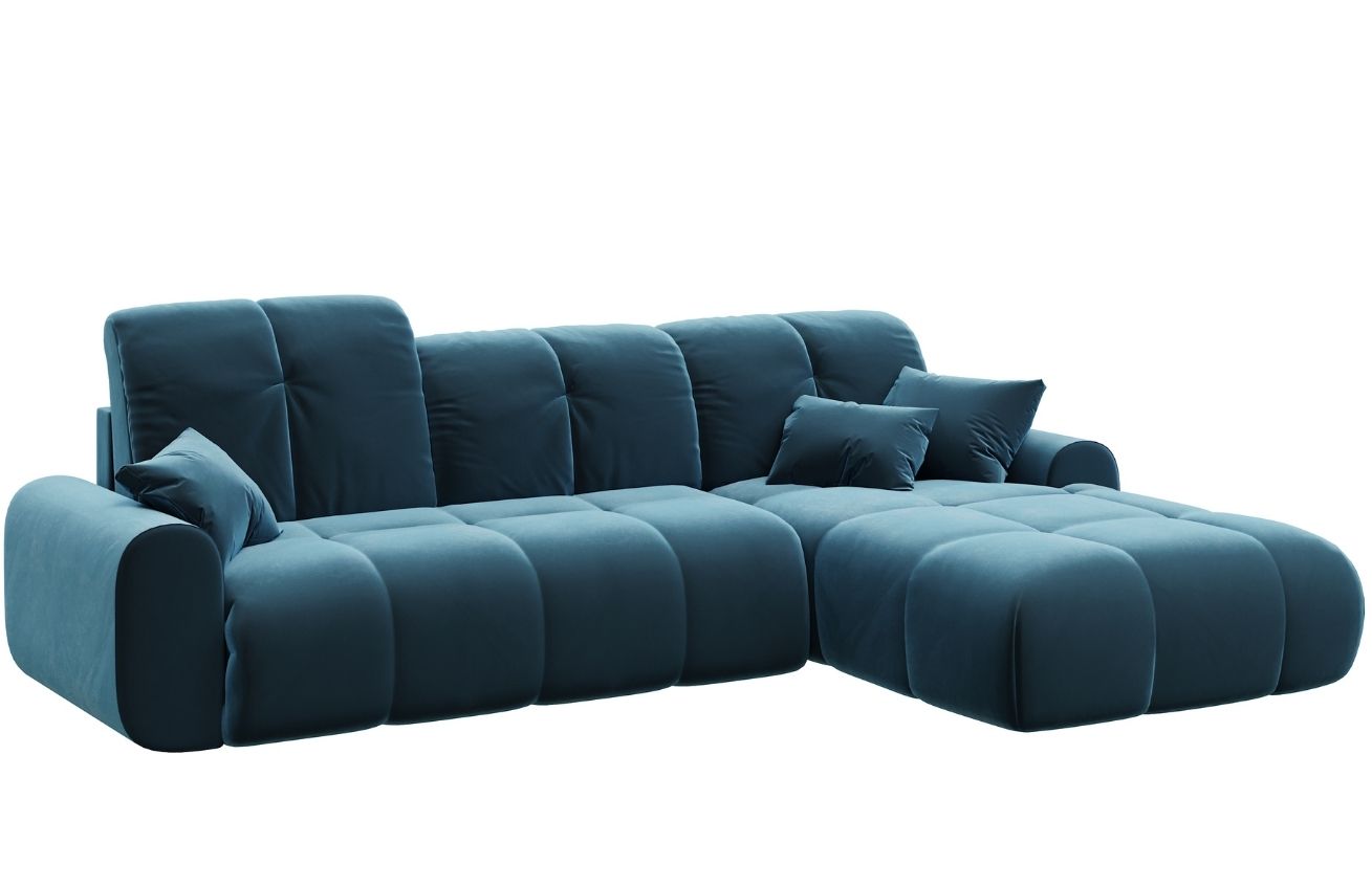 Devichy Sametová rozkládací pohovka Tous 290 cm