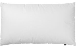 Bílý látkový polštář Kave Home Nyla 40 x 80 cm