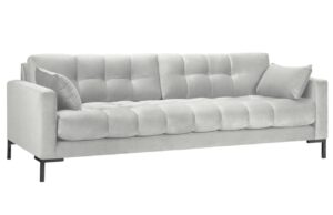 Micadoni Sametová pohovka Mamaia 217 cm