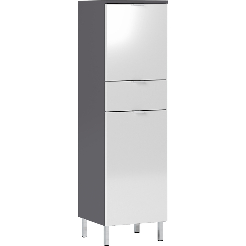 Germania Bílo-šedá koupelnová skříňka Mauresa 120 x 34 cm