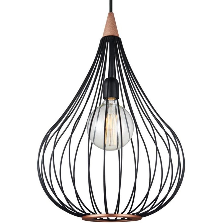 Halo Design Kovové závěsné světlo Drops 38 cm