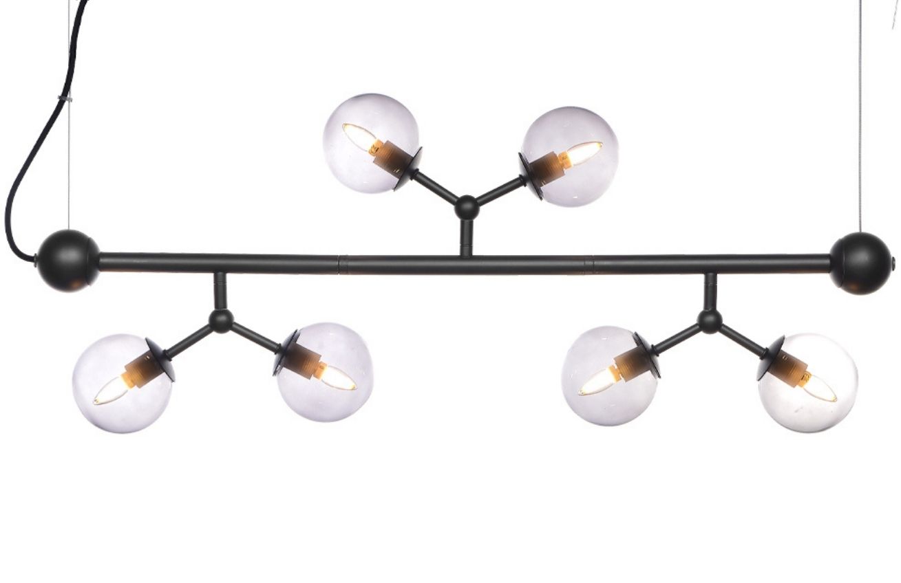 Halo Design Skleněné závěsné světlo Atom 80 cm