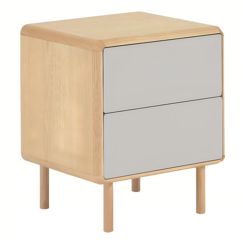 Jasanový noční stolek Kave Home Anielle 50 x 45 cm