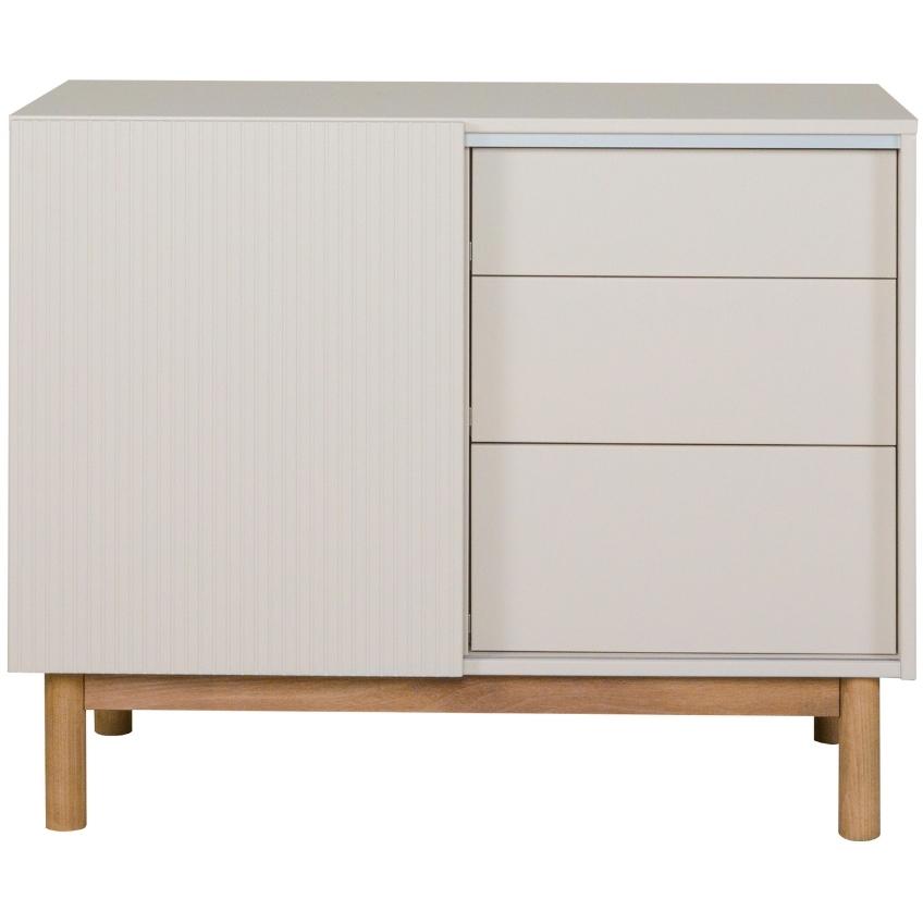 Béžová přebalovací komoda Quax Mood 110 x 52 cm