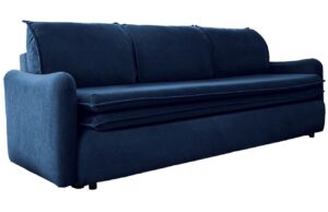 Miuform Sametová rozkládací pohovka Tender Eddie 214 cm