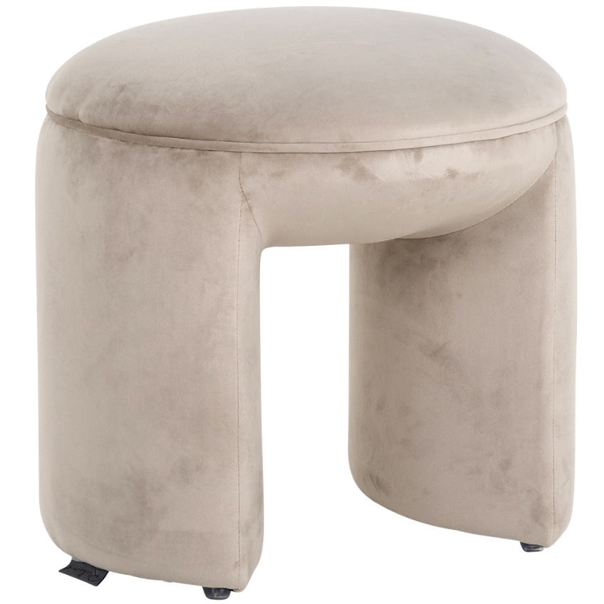 Richmond Sametová podnožka Fargo 45 cm