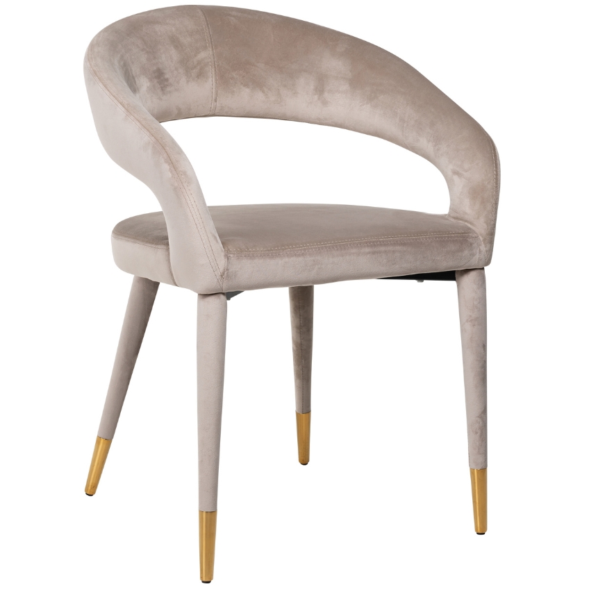 Richmond Sametová jídelní židle Gia