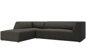 Micadoni Manšestrová rohová pohovka Ruby 273 cm