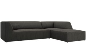 Micadoni Manšestrová rohová pohovka Ruby 273 cm