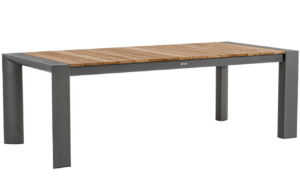 Bizzotto Teakový zahradní rozkládací jídelní stůl Cameron 228/294 x 100 cm