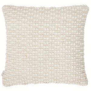 Bílý povlak na polštář Kave Home Mascarell 45 x 45 cm