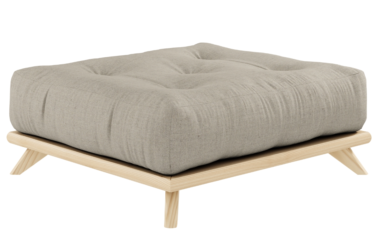 Karup Design Lněná podnožka Senza 100 x 90 cm